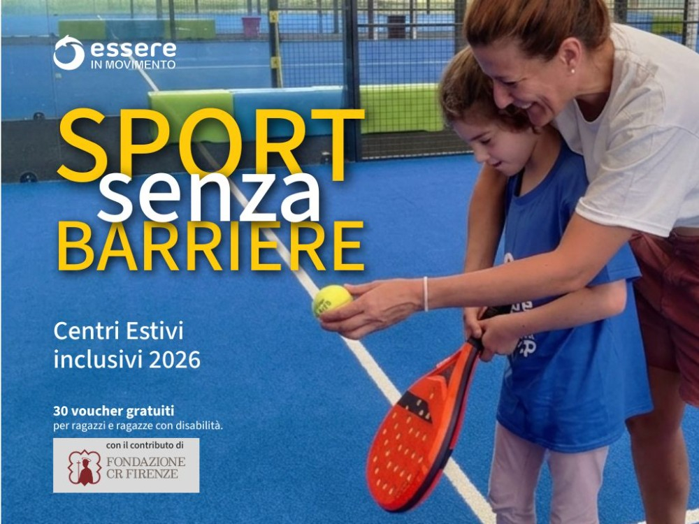 Sport Senza Barriere: voucher gratuiti per i centri estivi inclusivi 2026 a Firenze e Scandicci
